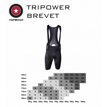 TRIPOWER Brevet HP spodenki kolarskie